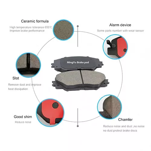 D333 Ceramic Brake Pad for Nissan